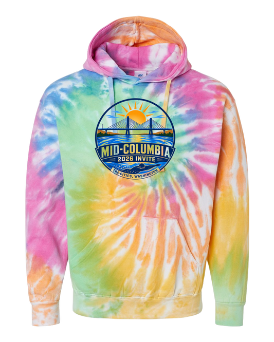 Mid-Columbia Invite 2026 Tie Dye Hoodie