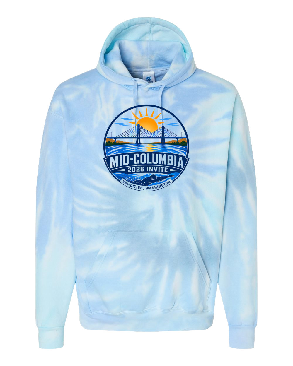 Mid-Columbia Invite 2026 Tie Dye Hoodie