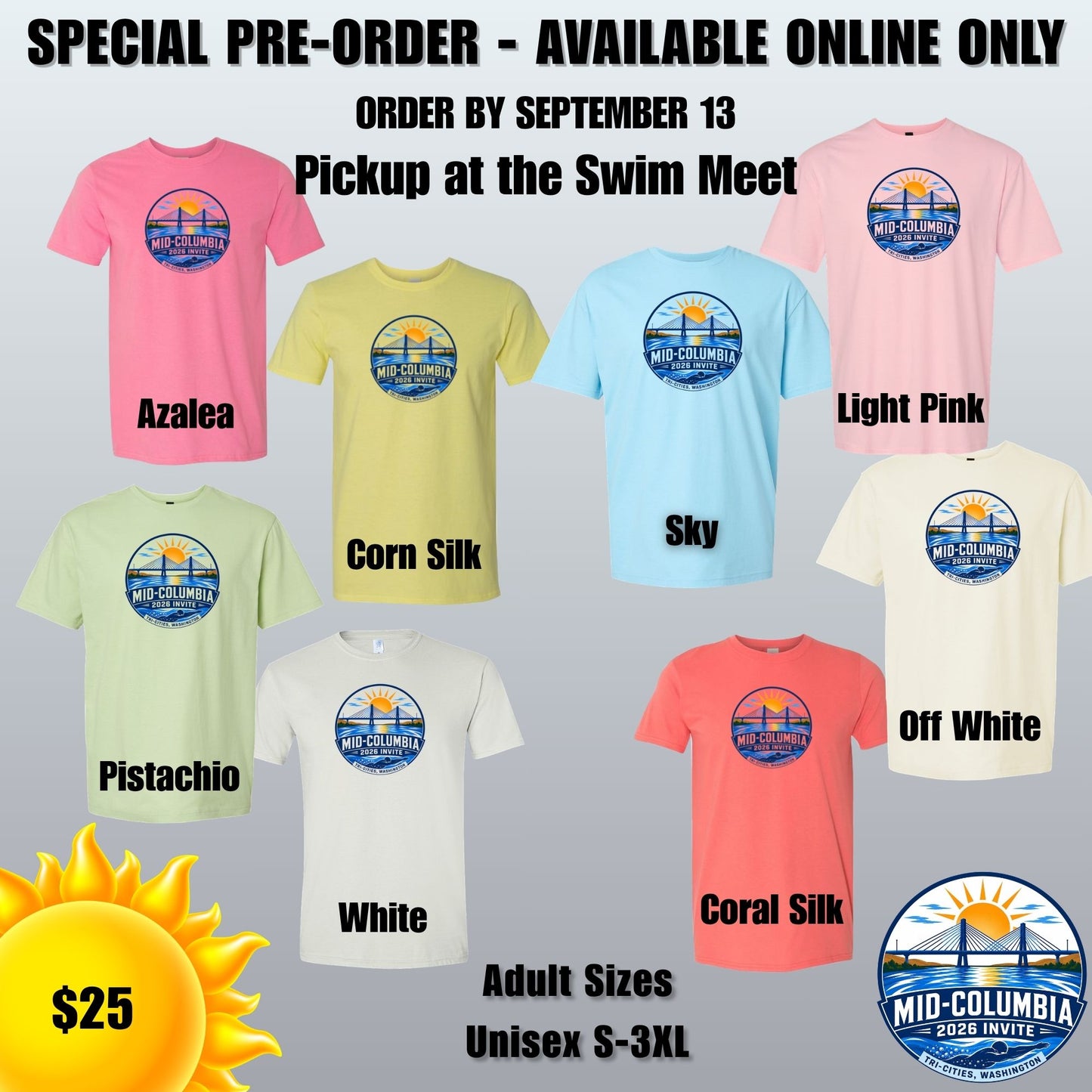 Mid-Columbia Invite 2026 Adult Tee