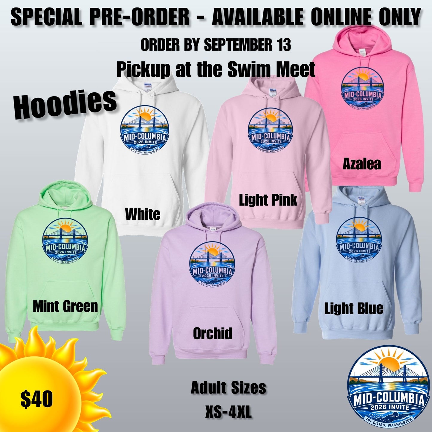 Mid-Columbia Invite 2026 Adult Hoodie