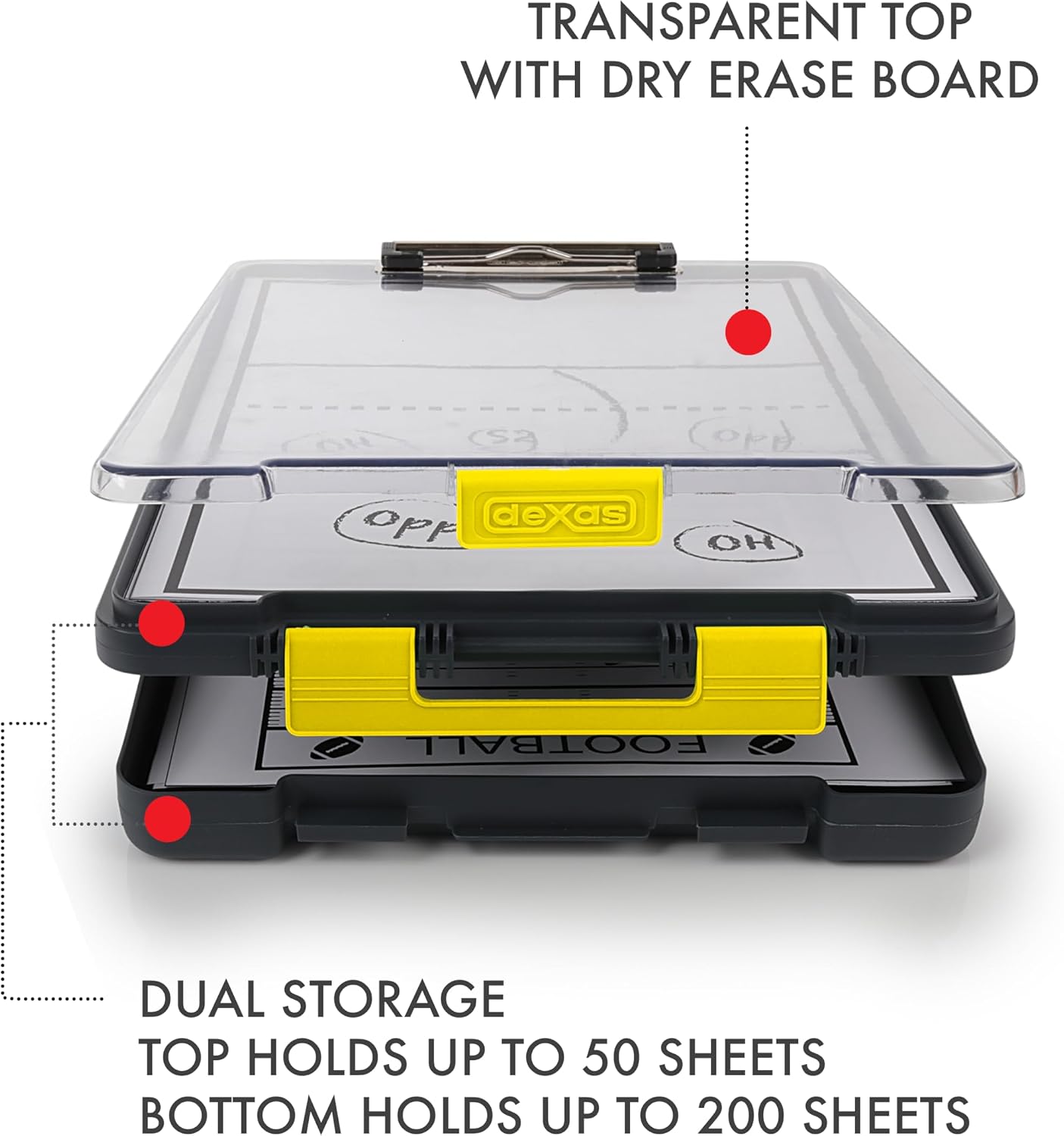 Dexas Clearview Clipboard