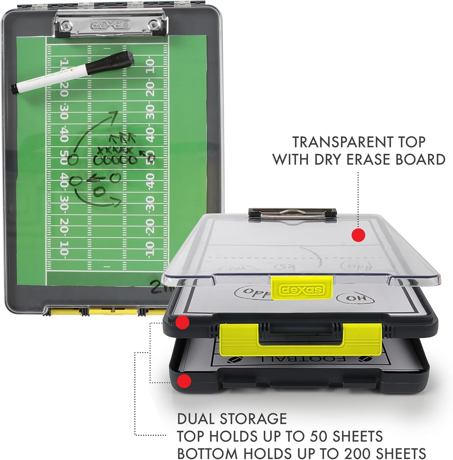 Dexas Clearview Clipboard