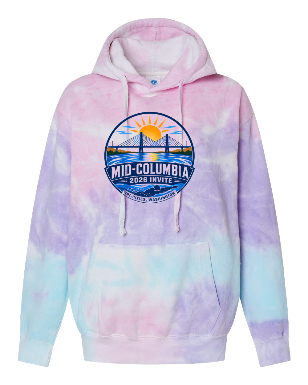 Mid-Columbia Invite 2026 Tie Dye Hoodie