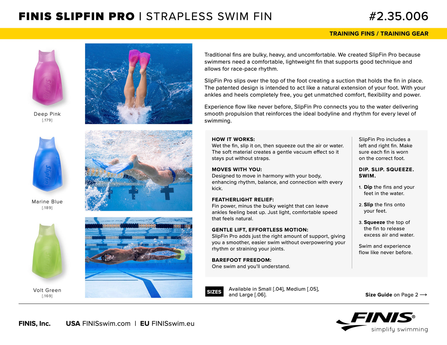 Finis SlipFin Pro
