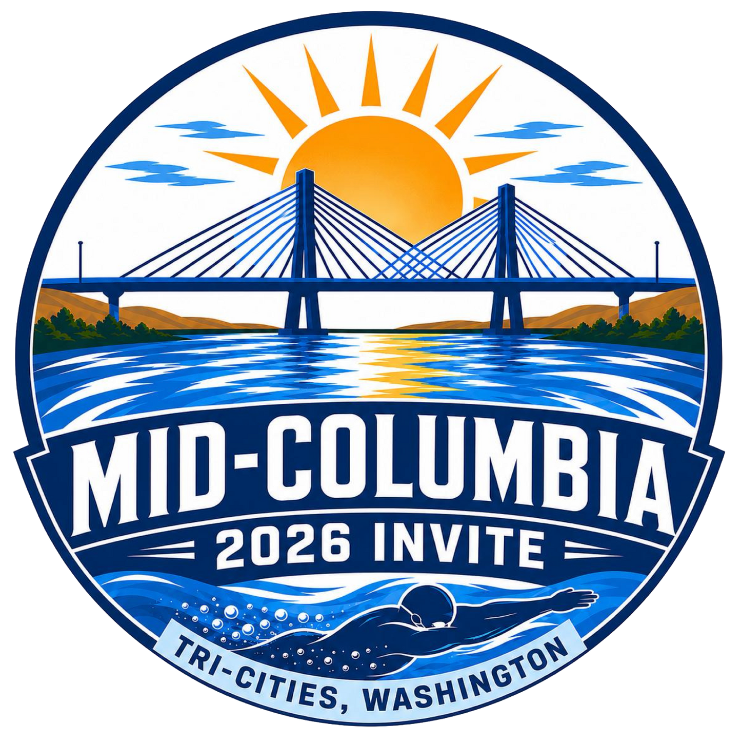 Mid-Columbia Invite 2026 Sticker (3")