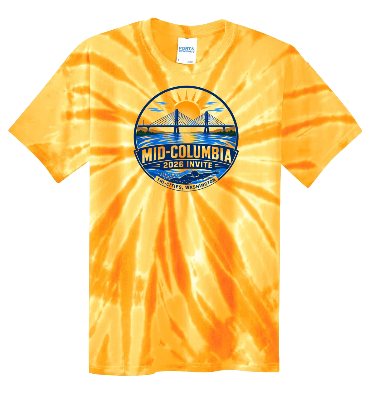 Mid-Columbia Invite 2026 Tie Dye Tee