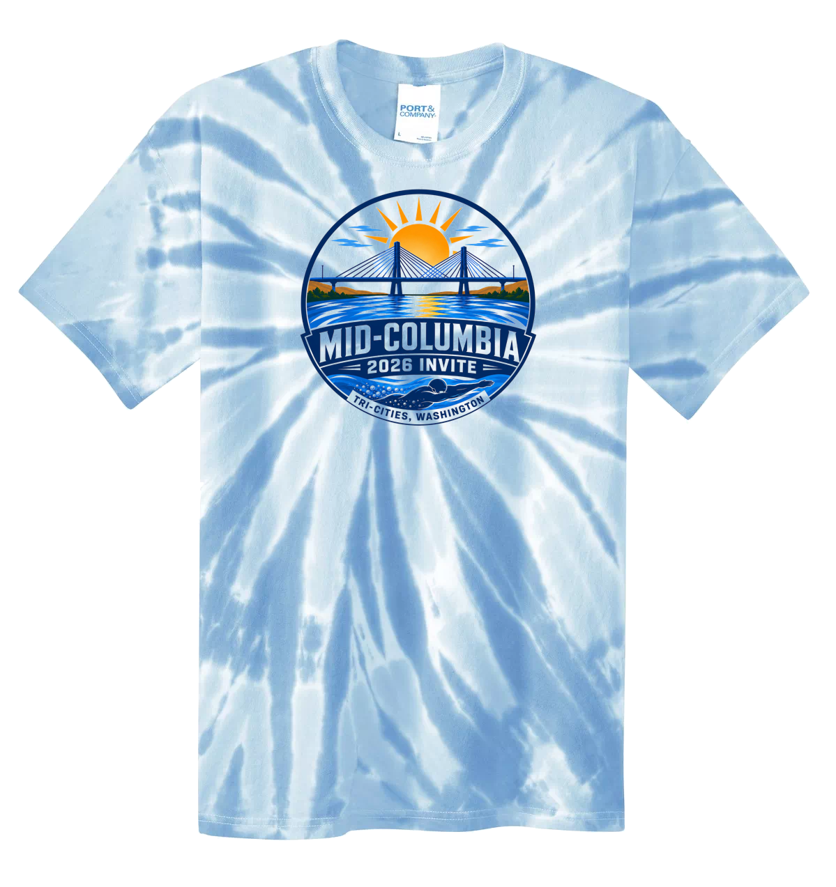 Mid-Columbia Invite 2026 Tie Dye Tee