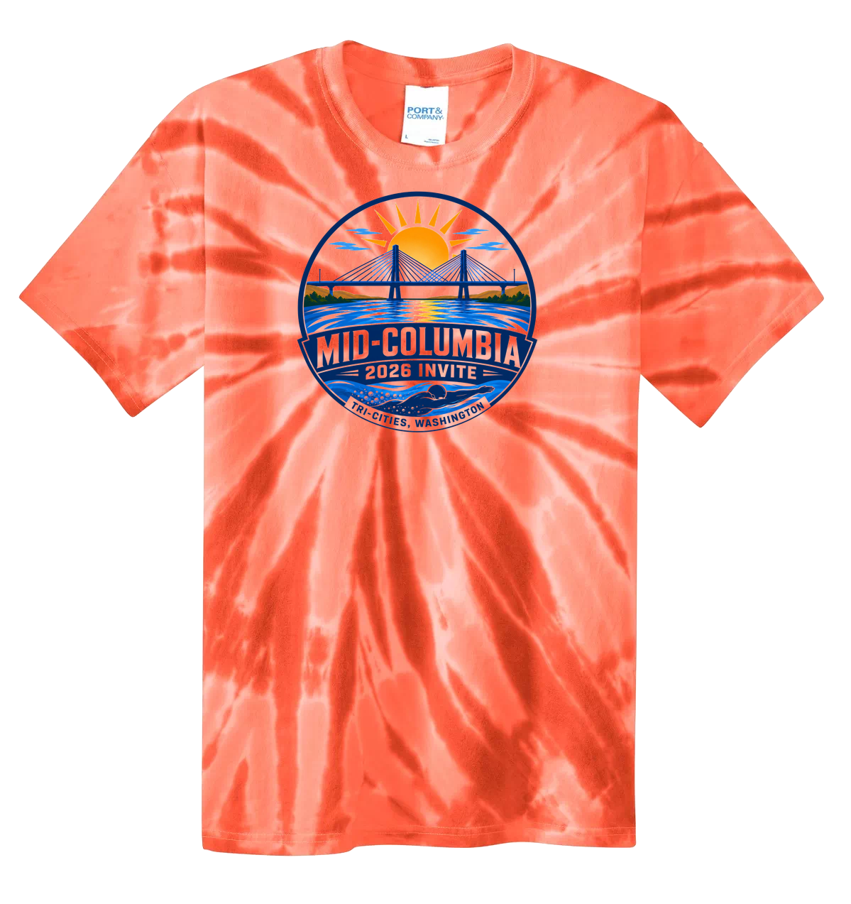 Mid-Columbia Invite 2026 Tie Dye Tee