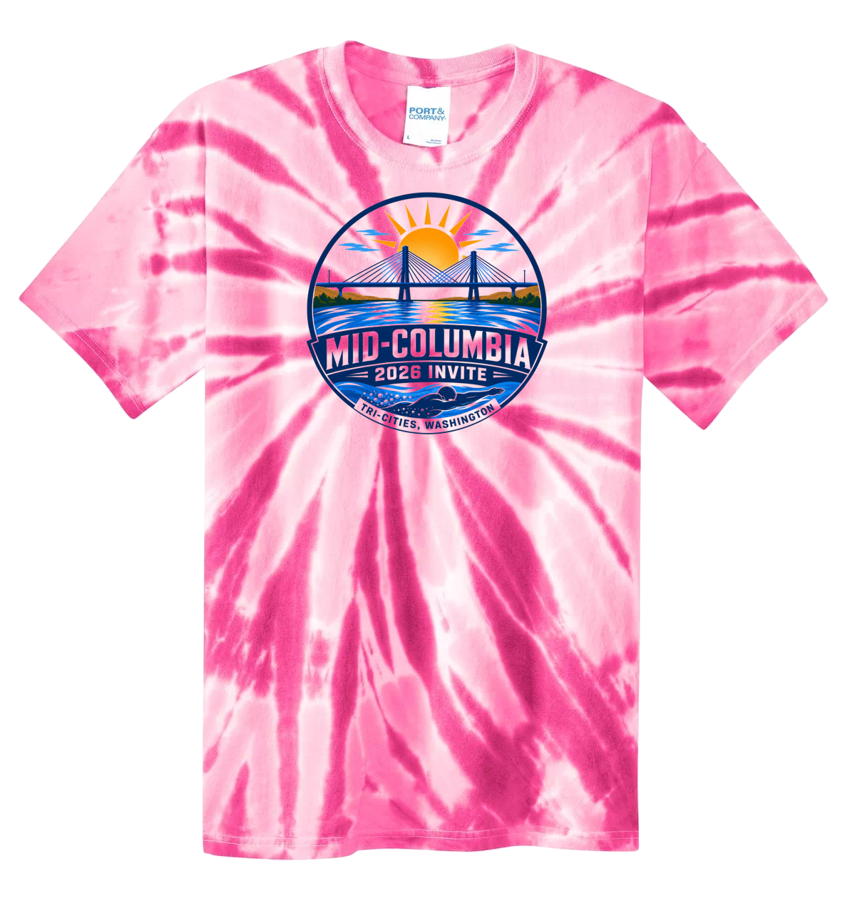 Mid-Columbia Invite 2026 Tie Dye Tee