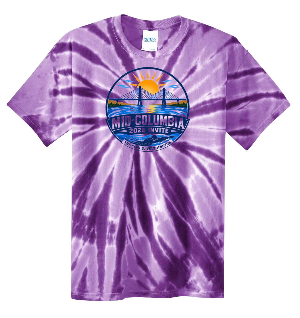 Mid-Columbia Invite 2026 Tie Dye Tee